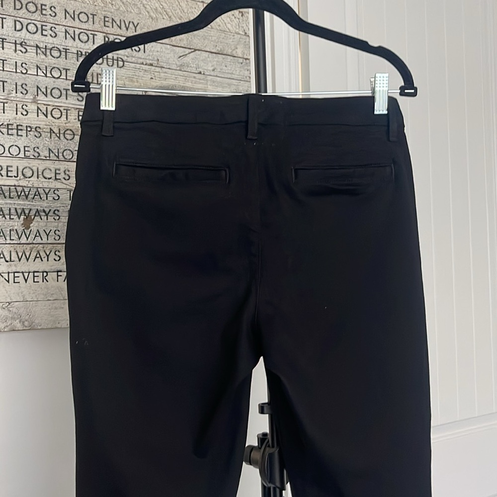 FRANK & EILEEN WICKLOW The Italian Chino ITALIAN PERFORMANCE TWILL in Black Sz 6 - Picture 9 of 17